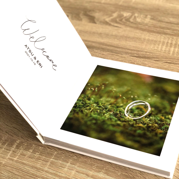 おしゃれなウェディングフォトアルバム♡40P・216mmサイズ✖️3冊セット！ご希望に合わせてオリジナル制作！ 216mm 266mm 00020ページ 00030ページ 00040ページ