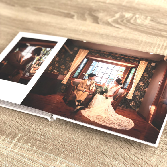 おしゃれなウェディングフォトアルバム♡40P・216mmサイズ✖️3冊セット！ご希望に合わせてオリジナル制作！ 216mm 266mm 00020ページ 00030ページ 00040ページ