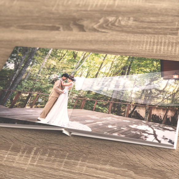 おしゃれなウェディングフォトアルバム♡40P・216mmサイズ✖️3冊セット！ご希望に合わせてオリジナル制作！ 216mm 266mm 00020ページ 00030ページ 00040ページ