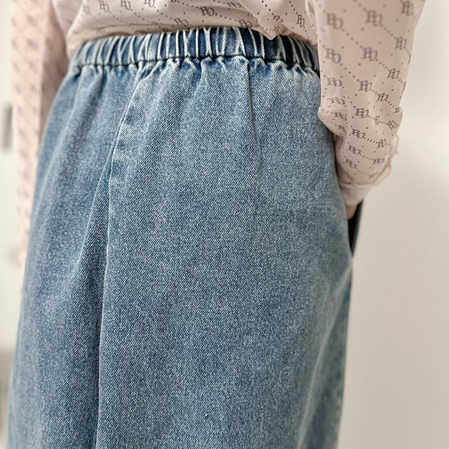 【数量限定新作再販】XS/S/M/Lサイズ♪丈選べる♪ヴィンテージ風合い国産デニムバルーンイージーパンツ24044DM