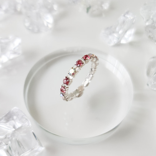 受注製作】ダイヤレーンレジンリング✰︎sweet✰︎スイート♡ピンキー