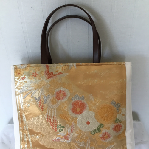 花ぷらら・オリジナル・ハンドメイド・リメイク・帯・カバン・トート 