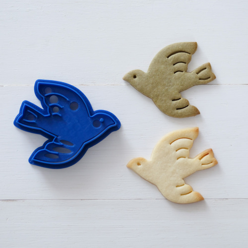 鳥②（スタンプ付き） クッキー型・クッキーカッター クッキー型