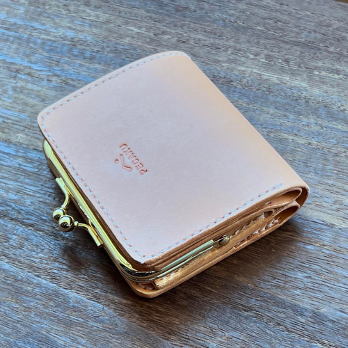 型紙】がま口ウォレット型紙 レザークラフト型紙 難易度 ※本品に商品