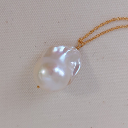 在庫品SALE◇14kgf◇バロックパールのロングチャーム anq.】K14GF ・ステーションバロックパール チャーム | KU