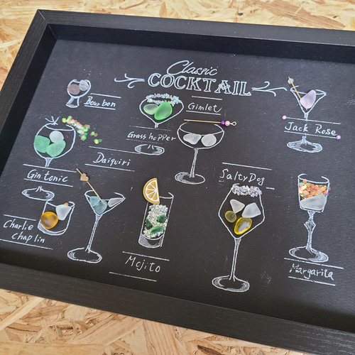 シーグラスアート『 Christmas Cocktail.。.:*☆』 aedf0b26d3d2bad2cf98cfa1750405