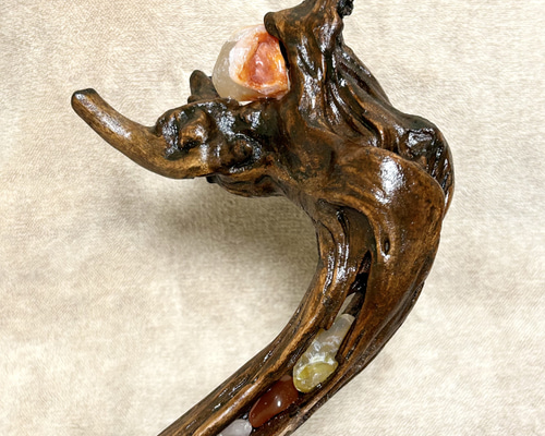 オリジナル品】龍を宿す一点物流木の魔法