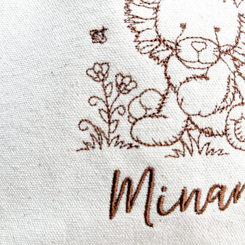 子育てママに人気トート】 柄が選べるお名前刺繍入り トート