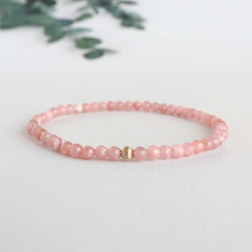 天然石ブレスレット10本まとめ売り(ペリドットバングル、インカローズ入り) インカローズ ラウンドバングル ブレスレット