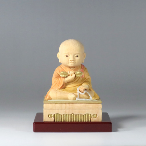 木彫り弘法大師 修縁堂】希少 仏像 弘法大師空海 弘法大師像 木彫り