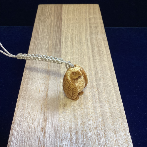 ☆本象牙根付（鷹）Y-46※※ キーホルダー 石橋象牙店 通販 18099217