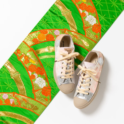 無色 多雲 / 尺寸 23.5cm 鞋匠重製運動鞋 和服帶 第1張的照片