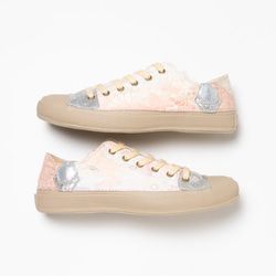 無色 多雲 / 尺寸 23.5cm 鞋匠重製運動鞋 和服帶 第3張的照片