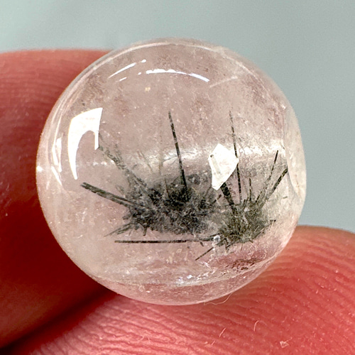 ホーランダイト イン クォーツ 星入り水晶 13ミリ sb2857 天然石 pinky