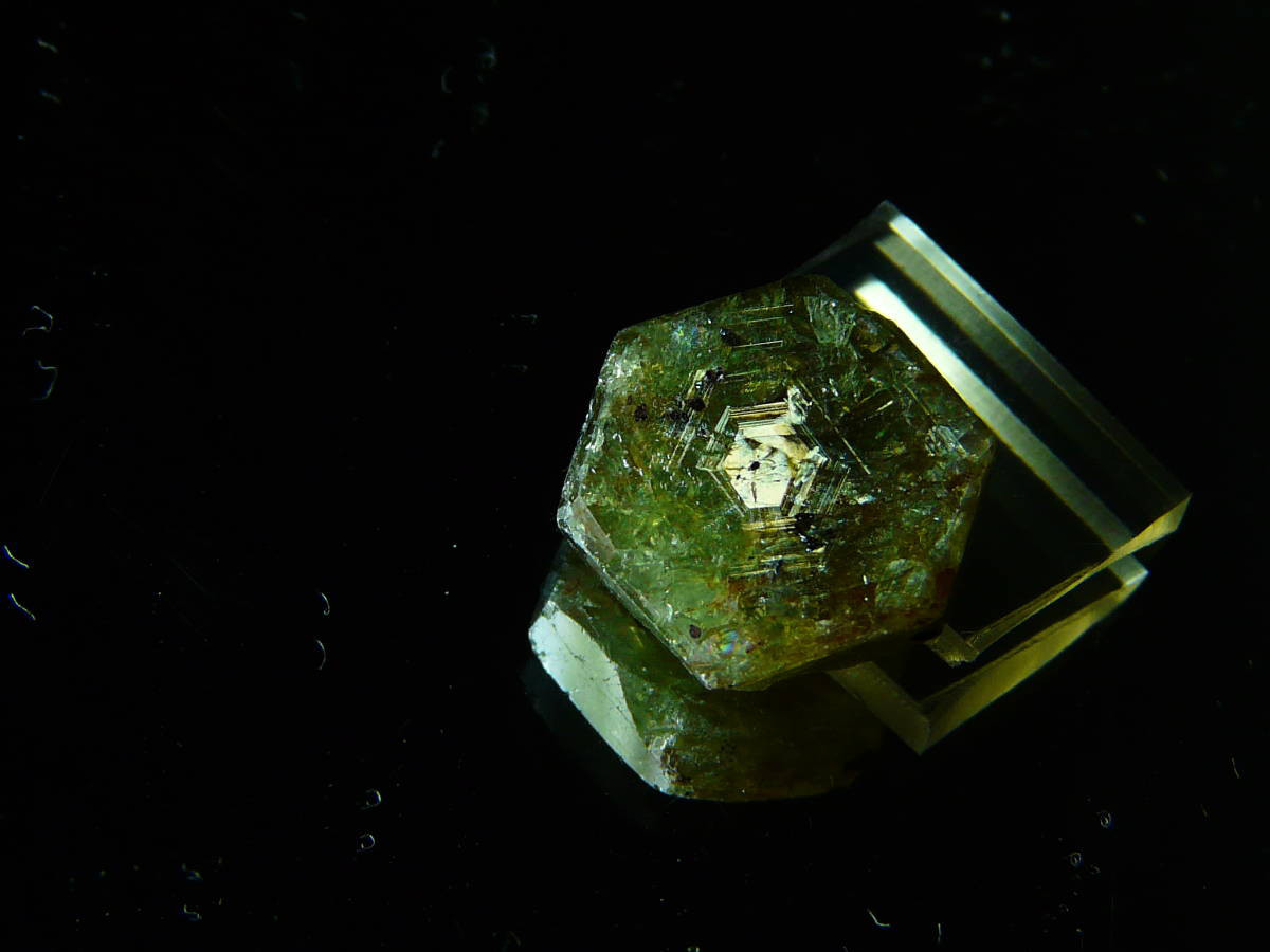 N449　(@_@)ケニア産　★ゴールドシンサファイア★　　金色夜叉かいなぁ(・・?