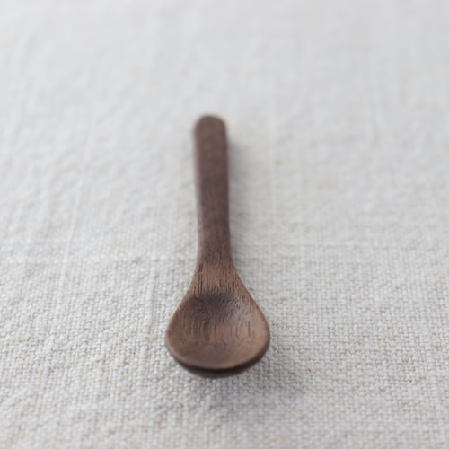 ウォールナットの小さいスパイススプーン カトラリー 工房Baum 通販