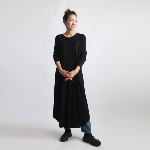 最終SALE スムース伸縮ストレッチ Tシャツ カットソー生地