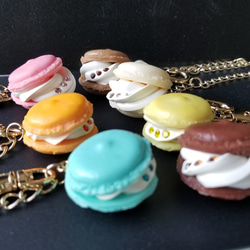 クレイファクトリー　マカロン　バッグチャーム バッグチャーム マカロン【L】size キーリング TREAT'S GALLERY