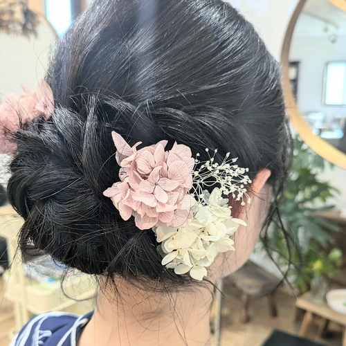 ❁✿✾かすみ草(プリザーブドフラワー＆ドライフラワー)set♡卒業式