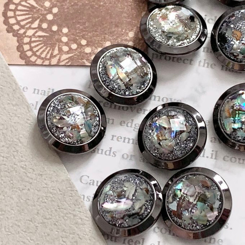 23mm 1個】 飾り ボタン ◇1009◇ レトロ アンティーク ヴィンテージ 