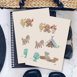 夏の思い出〜ダックスちゃんの壁飾り