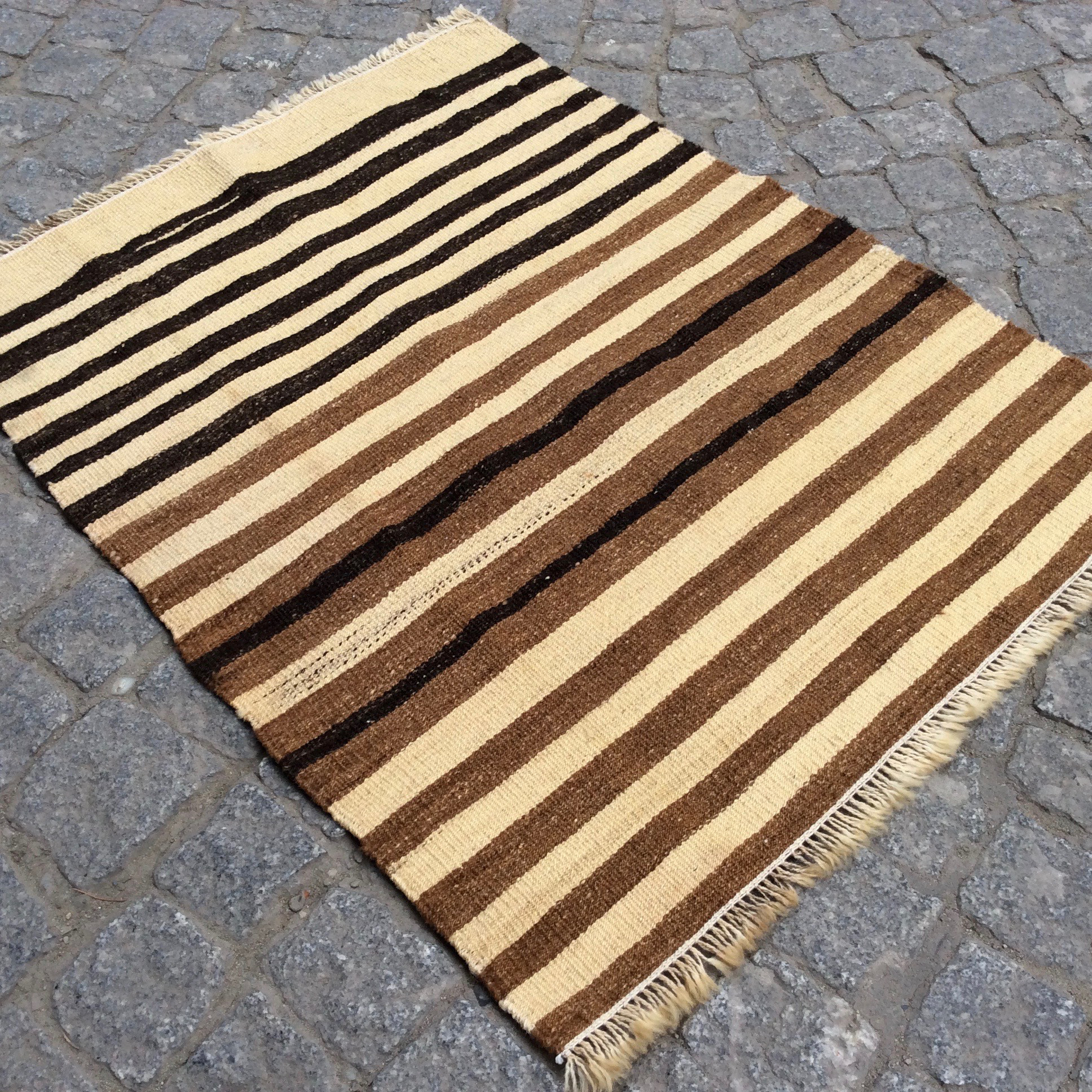 オールドキリム トルコ 手織りラグ 82x65cm