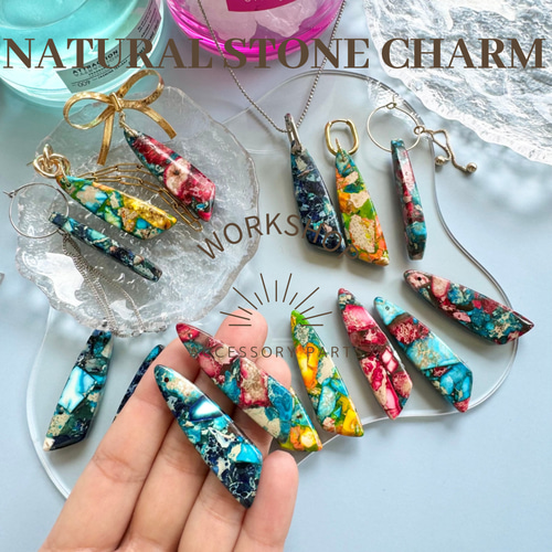 14kgfジャスパーチャーム 14kgfジャスパーチャーム - メルカリ