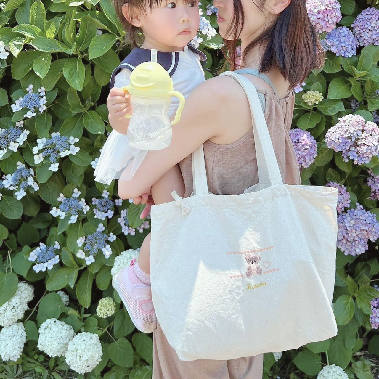 楽天市場】名入れ刺繍 マザーズバッグ トートバッグ レディース