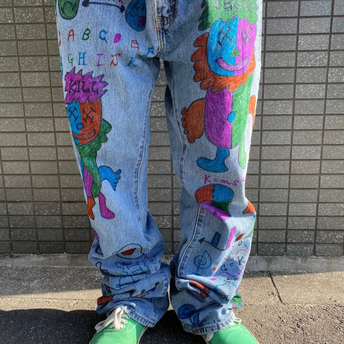 古着 ヴィンテージ vintage パンツ リーバイス Levi's リメイク