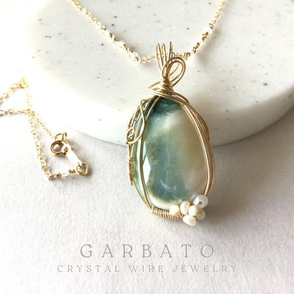 夜光貝ペンダント ネックレス・ペンダント GARBATO ガルバート
