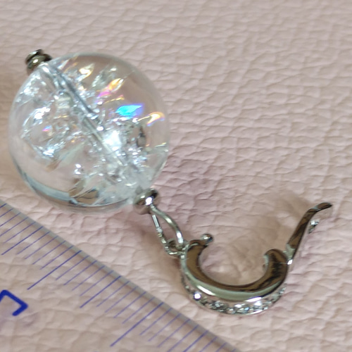 16mm ヒマラヤ水晶 アイリス 眩い虹入り ペンダントトップ 大珠