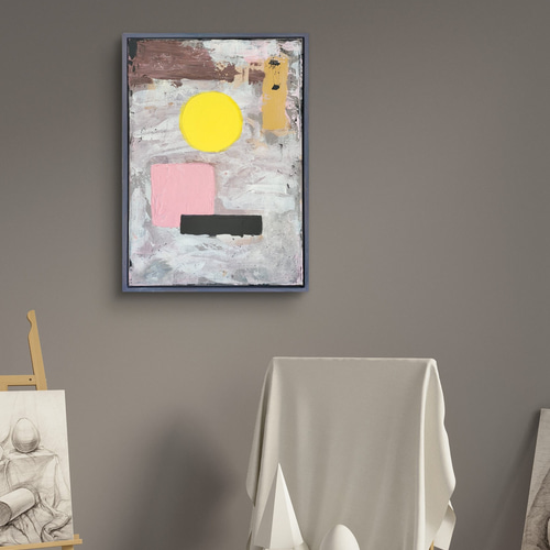 理想的な配置 / 抽象画 44×32㎝ F8相当 インテリア おしゃれ モダン 理想的な配置- 抽象画 43×32㎝【F8相当】キャンバス インテリア