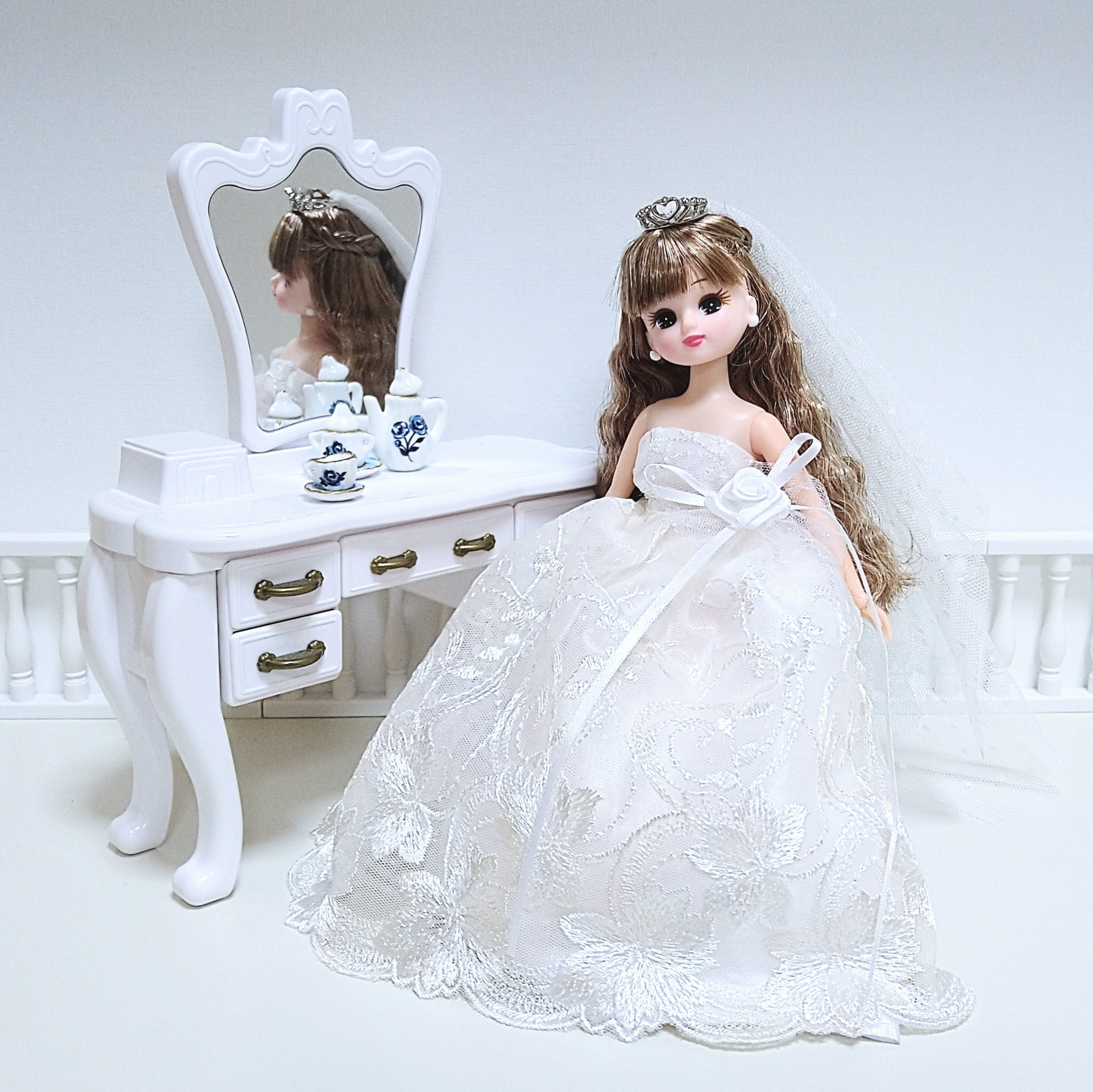 リカちゃんウェディング ヴァンドーム青山コラボ 非売品 ウェディングドレス ヴァンドーム青山 | おはぎ@リカちゃん