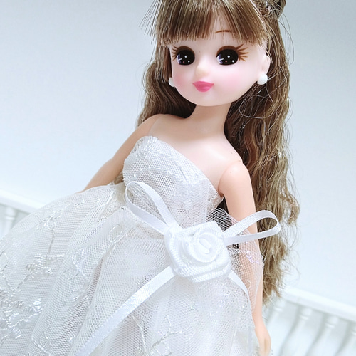 ✨新品極美M✨No.１人気ロイヤルミルクティー春も✨まるでリカちゃん〜ドレス型✨ ゆめみるお姫さま ロイヤルウエディング リカちゃん｜商品情報