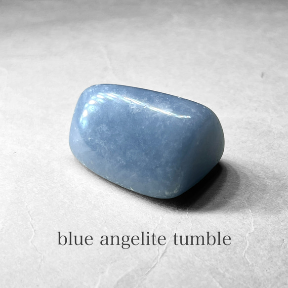 blue angelite tumble / ブルーエンジェライトタンブル C 天然石 N.st
