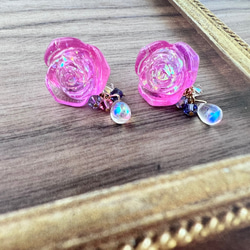 青い蝶×桜のレジンヘアゴム ヘアゴム Kemko 通販 13667848｜Creema