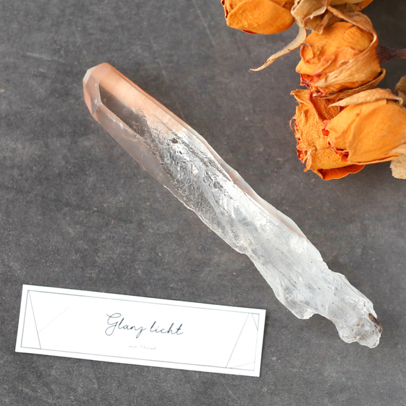 ピンクレムリアンシード クリスタル 水晶 鉱物 原石 希少 カブラル鉱山 送料無料 ミナスジェライス州セラ