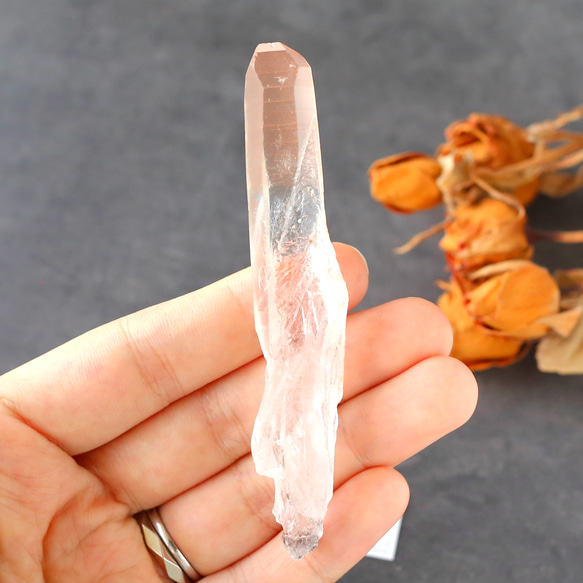 ピンクレムリアンシード クリスタル 水晶 鉱物 原石 希少 カブラル鉱山 送料無料 ミナスジェライス州セラ