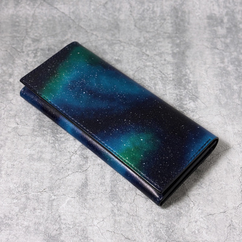 ロングウォレット/長財布/レザークラフト/ハンドメイド/ヌメ革