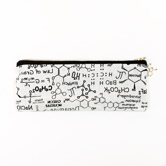 Sペンケース:サイエンス×ホワイト 1枚目の画像