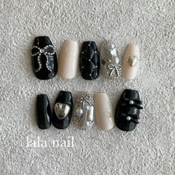 ネイルチップ リボンネイル キルティングネイル ネイルチップ（つけ爪