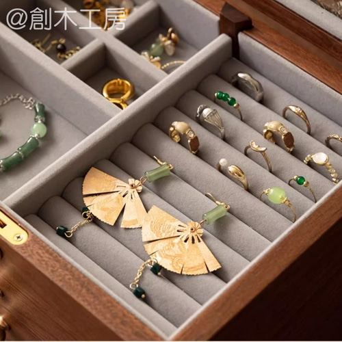 北欧風ジュエリーボックス アクセサリー収納 ジュエリー展示 北欧風ジュエリーボックス アクセサリー収納 ジュエリー展示