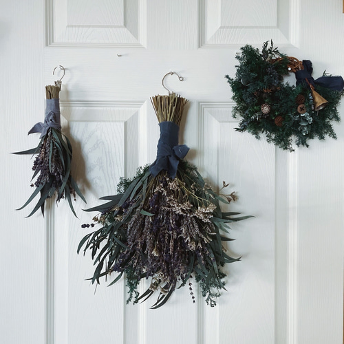 lavender swag set ✩.*˚ ラベンダーの香りのスワッグ ブーケ