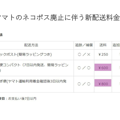 8月限定ネコポス割引中 ネコポス送料無料 ～8月29日10:00