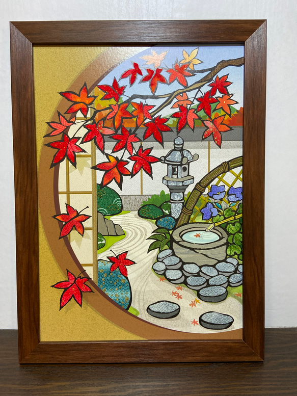 かすみ草様連絡用　ちりめん押絵タペストリー かすみ草様連絡用 ちりめん押絵タペストリー