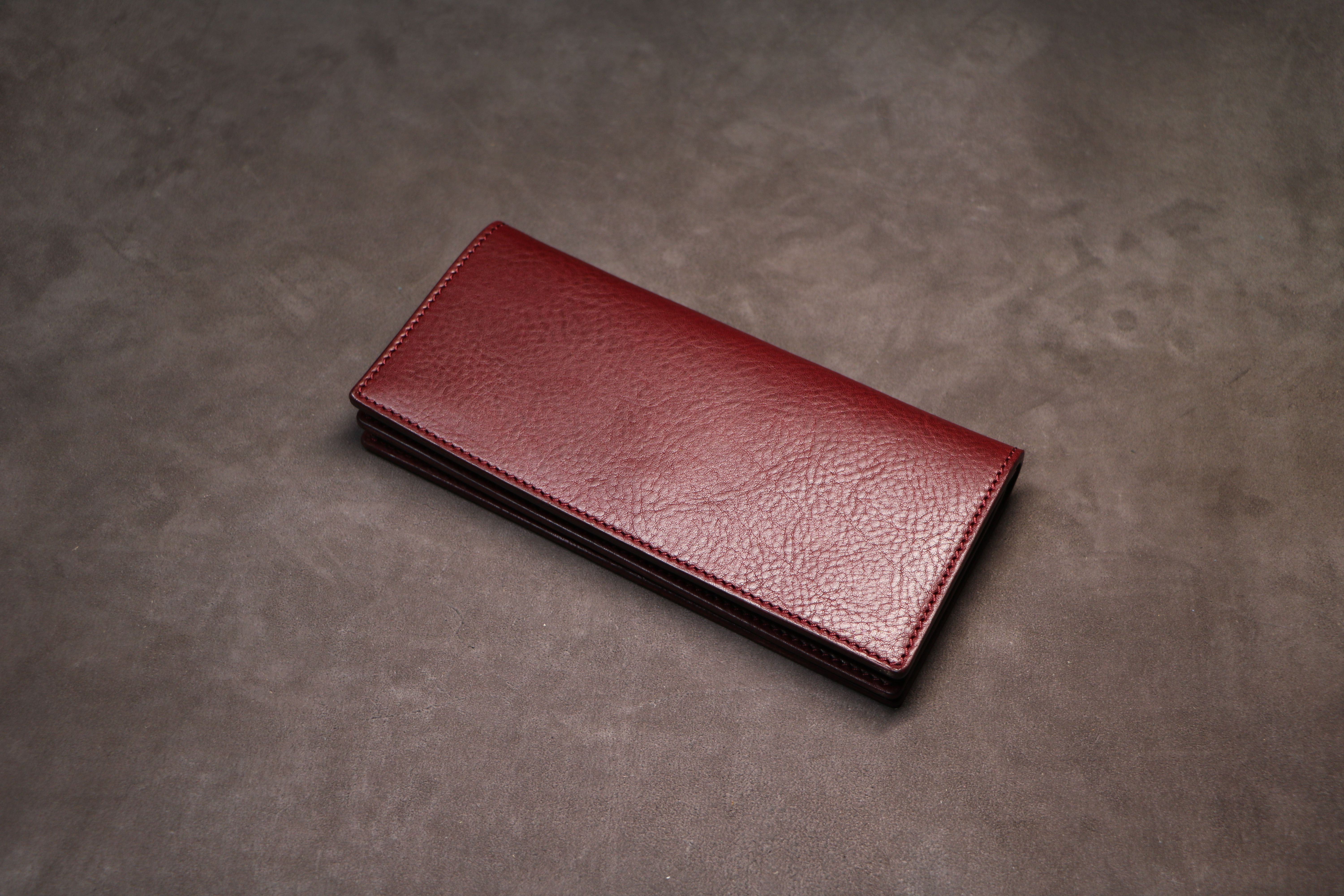 【スタンダード長財布】ネブラスカ ワイン EA-011