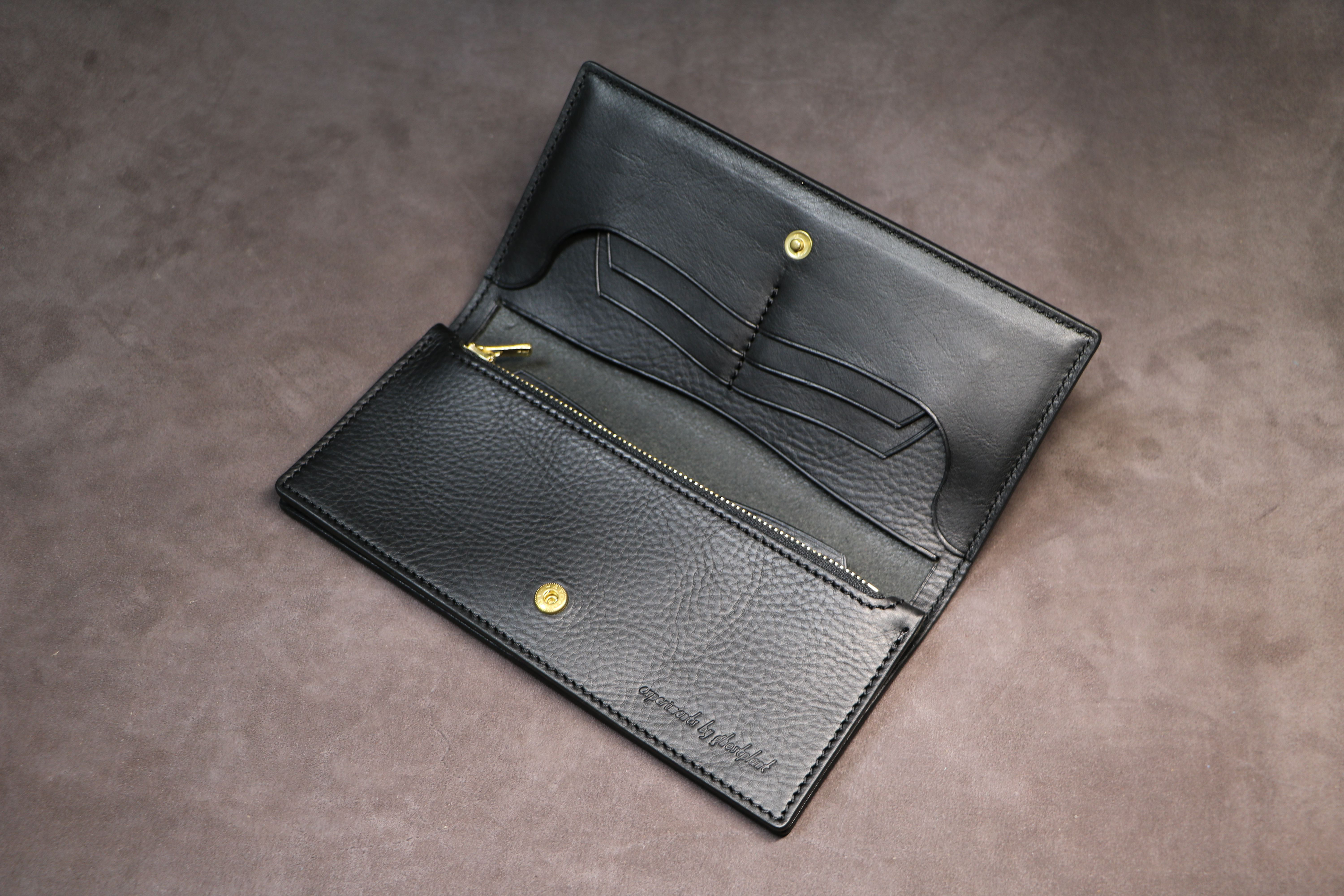 【スタンダード長財布】ネブラスカ ブラック EA-011