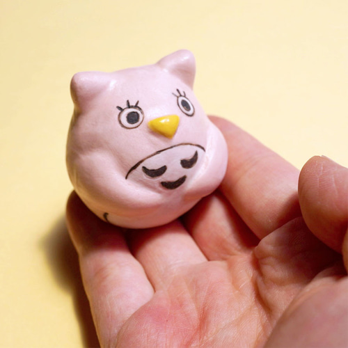 フクロウと卵型の陶器置物4点セット 楽天市場】POMME PIDOU ポンピドゥ 貯金箱 Sサイズ AS301-100 W10cm x