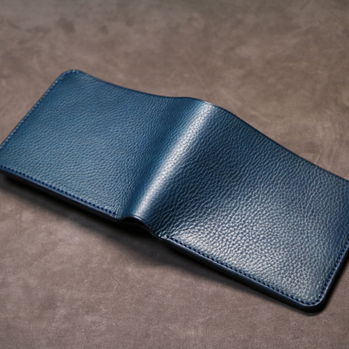 インポケット二つ折り財布】ネブラスカ ブルー ED-014 二つ折り財布