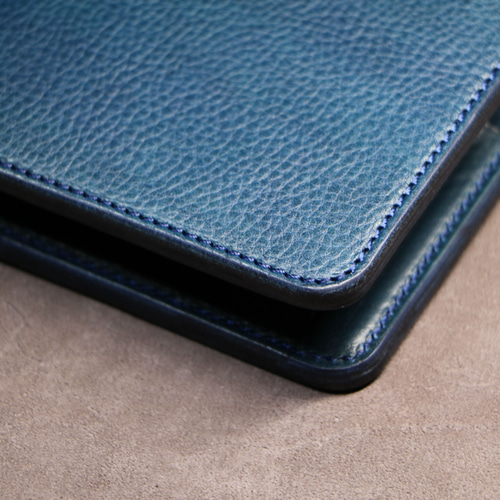 インポケット二つ折り財布】ネブラスカ ブルー ED-014 二つ折り財布